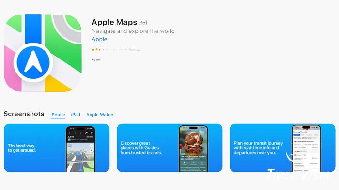 Apple Maps on iPhone