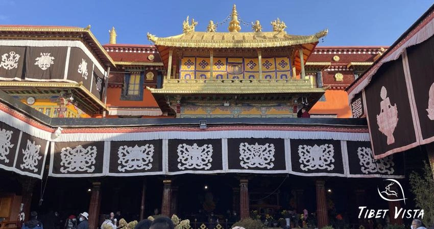 Jokhang temple in the early morning