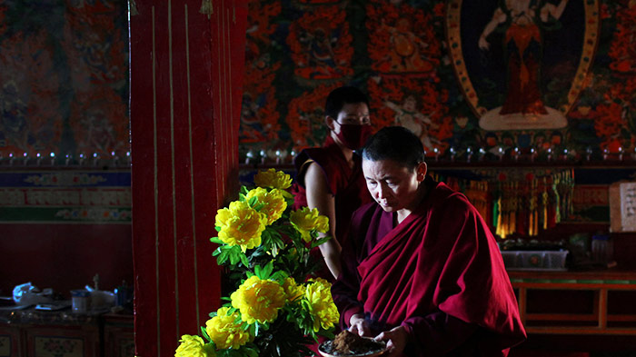 Nuns will spend their time meditating and learning.