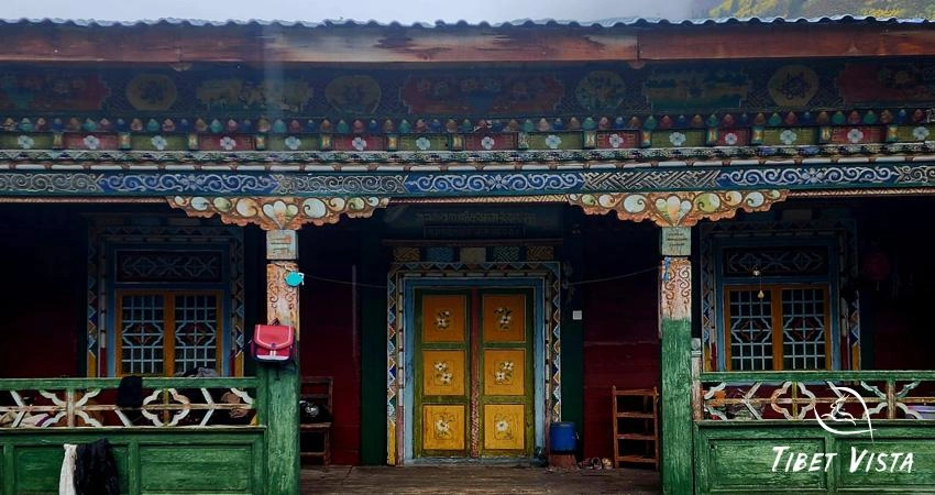 Local Tibetan house