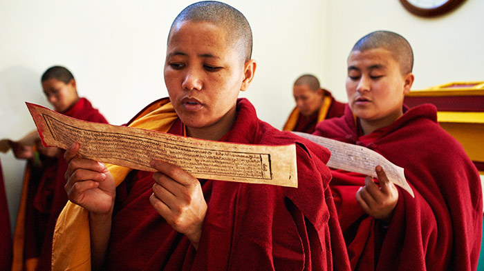 Tibetan nuns