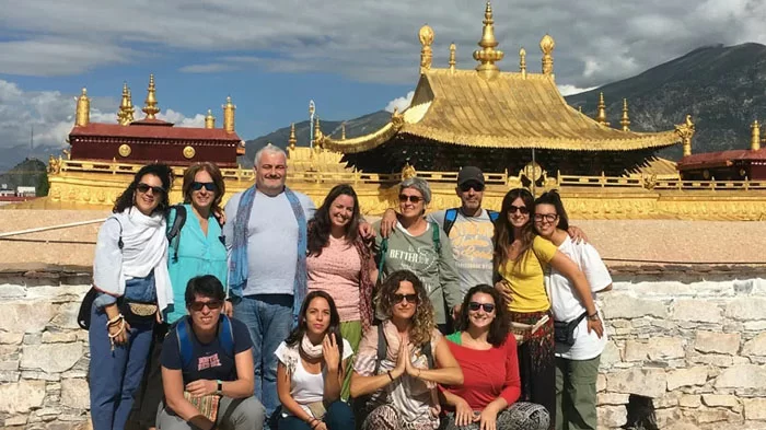 the Golden Roof of Jokhang Temple