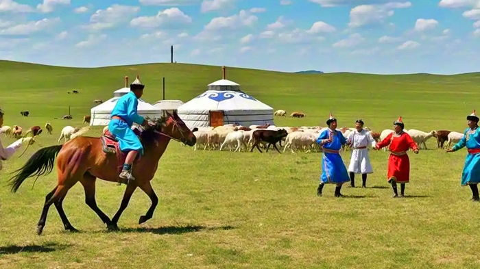 Mongolian nomads
