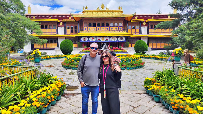 Norbulingka Park in summer
