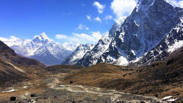  The Everest Base Camp trek during October and November 