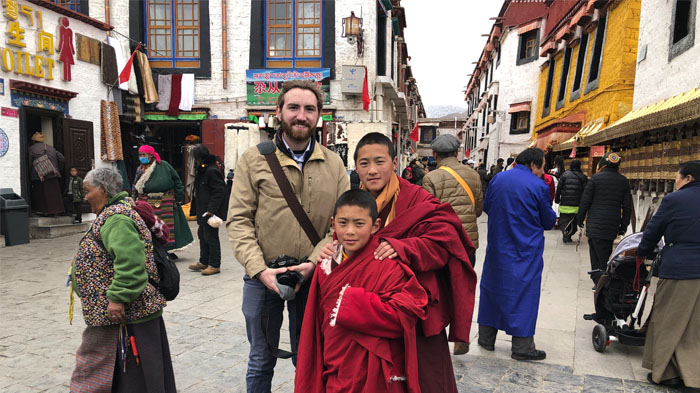 Barkhor Street in Lhasa