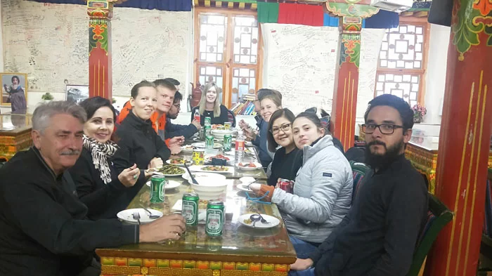Dining in Lhasa