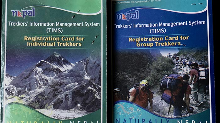 Trekkers Information Management Systems (TIMS) Card 