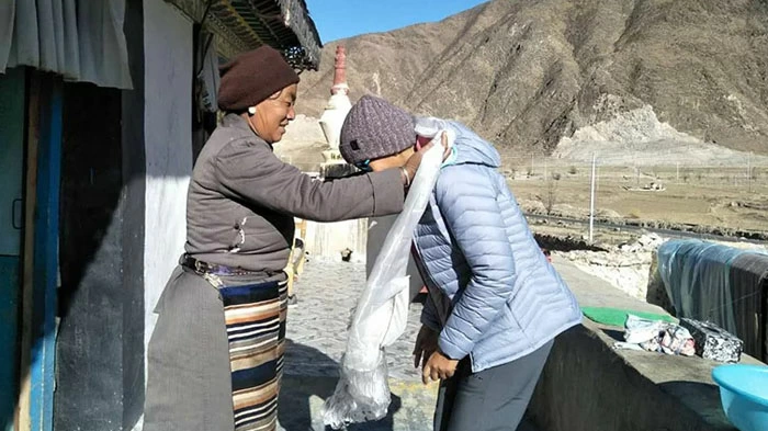 Visit Tibetan local family