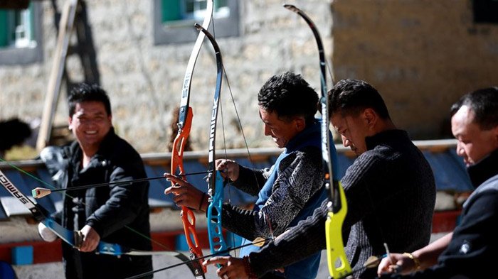 Archery, a famous activity in Luluang