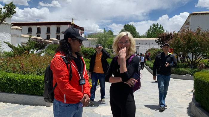 Toured the front courtyard of Potala Palace 
