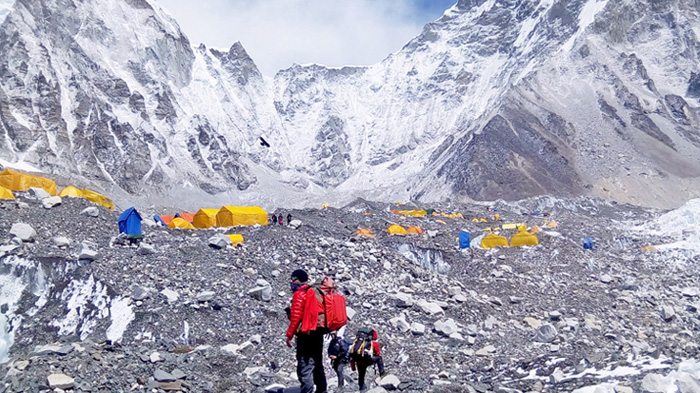 Trekking in Nepal and Tibet Mountain Ranges