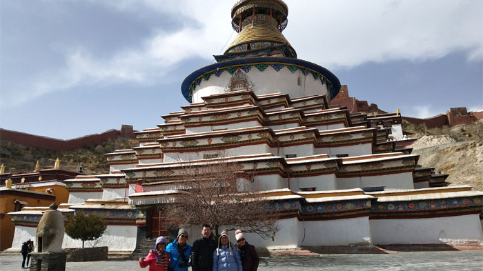 Pelkor Monastery in November