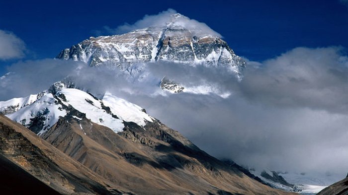 Mount Everest in July