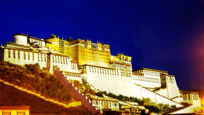 The Potala Palace in August