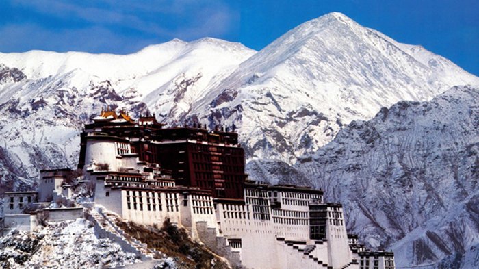 Potala Place in Winter