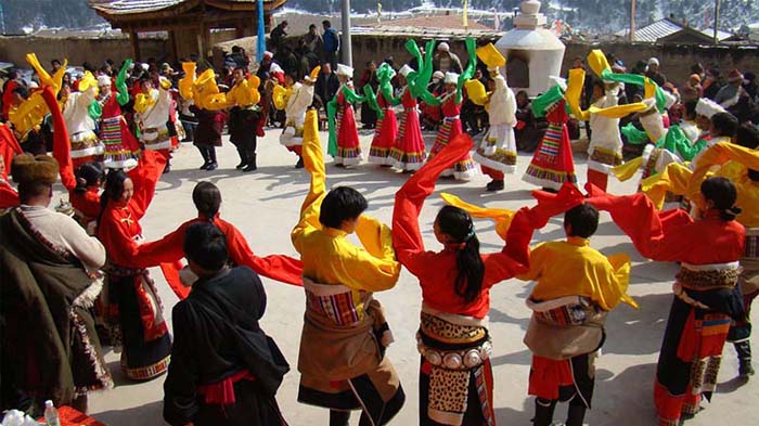 Tibetan New Year celebration
