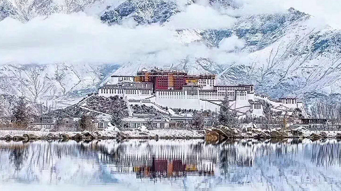 Potala Palace in Snow