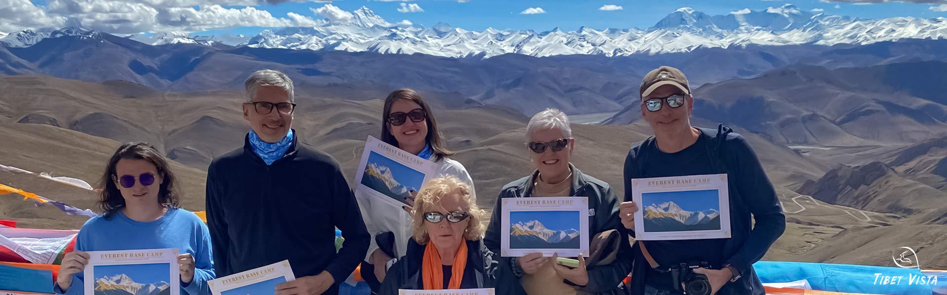 admire rolling himalayan range in june