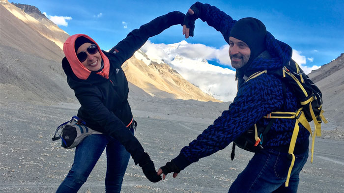 Show your love at the foot of Mt. Everest