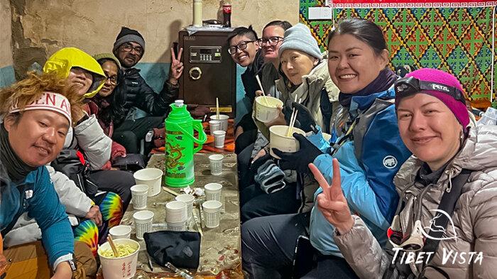 enjoy Tibetan noodles and Tibetan sweet tea during the Mt. Kailash kora