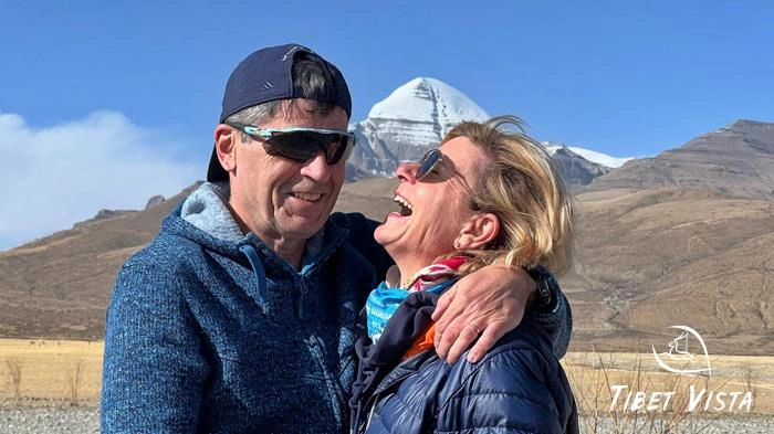 Our guests excited to visit Mount Kailash
