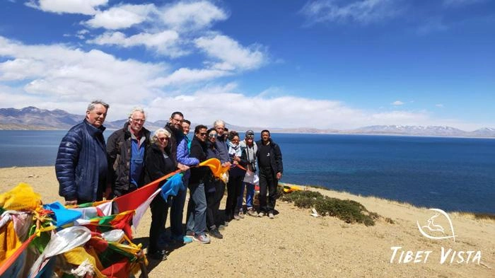 Our guests visit Lake Manasarovar
