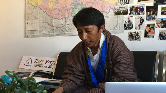 Have meeting with other Tibetan guides in the office