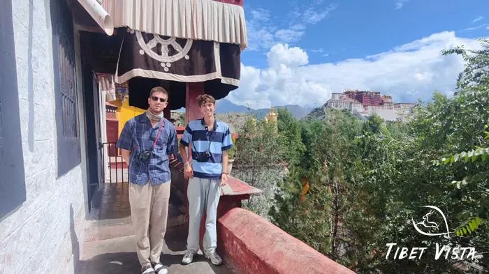 explored peaceful Lupu Rock Temple around Potala Palace