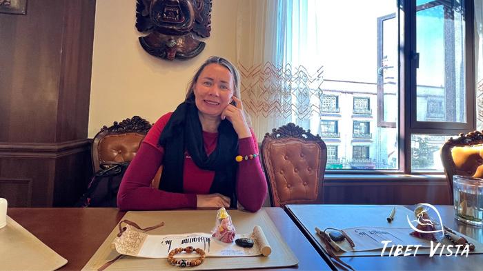 enjoy writing Tibetan characters