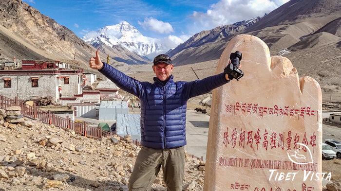 Our guests capture the majestic north face of Mount Everest at the Tibet EBC