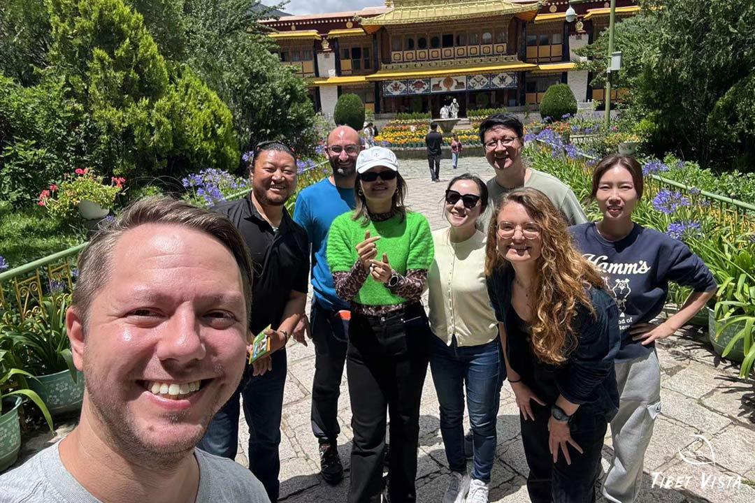 Stroll through the peaceful Norbulingka Park in Lhasa