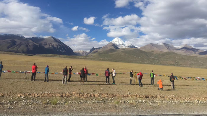 Far view of Mt. Kailash