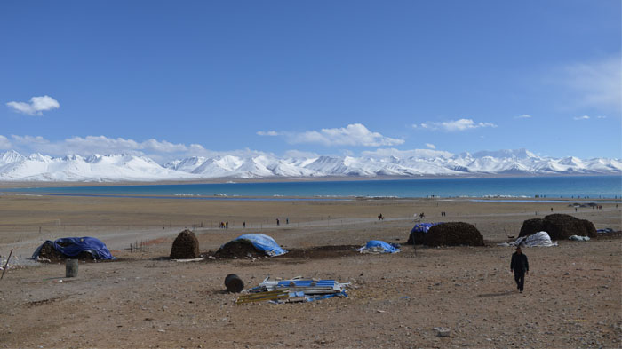 Lake Namtso in Tibet