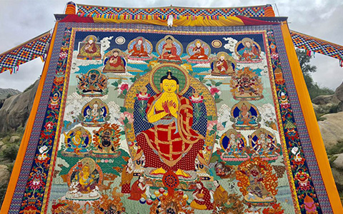 Drepung Monastery Buddha Unfolding: Top Buddhist Festival in Lhasa Summer