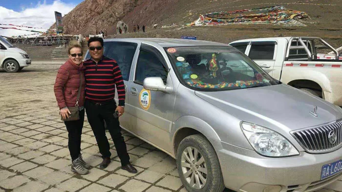 Rental car of Tibet