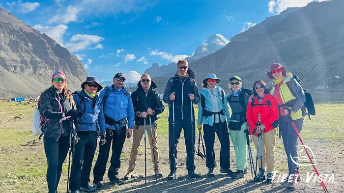 Our guests took photos before beginning the Mt. Kailash trek