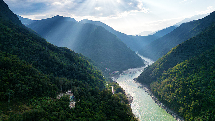 The Yarlung Tsangpo River Gorge