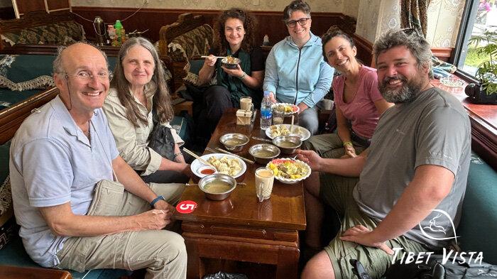 Tibetan swee tea and Tibetan noodles 