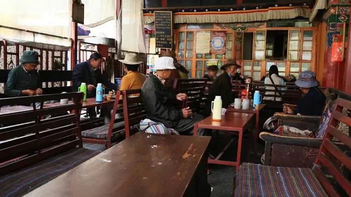 Lhasa traditional tea house