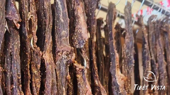 The dried yak meat