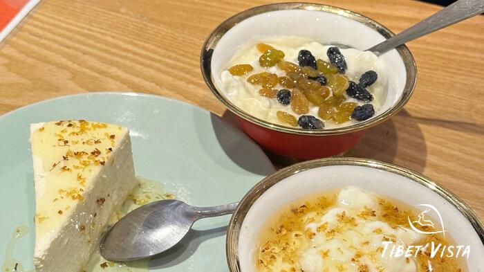 The Tibet yogurt with raisins