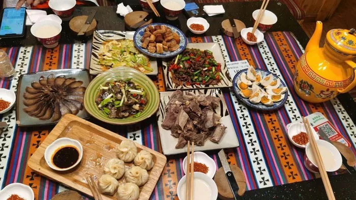 Tibetan meal