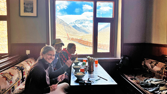 Vegetable Noodles at the Rongbuk Hotel Restaurant