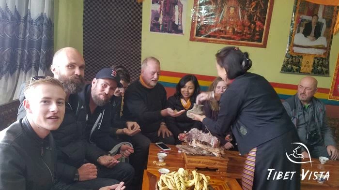 visit a local Tibetan family