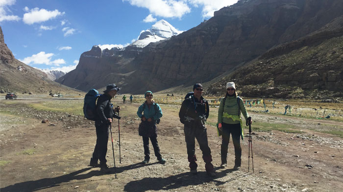 Trekking around of Mount Kailash