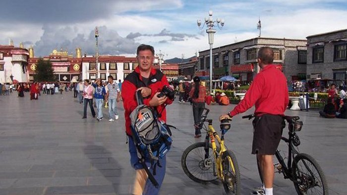 Tourists in Lhasa