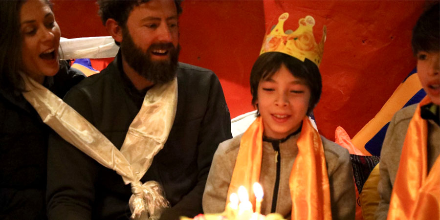 A cool birthday in Tibet