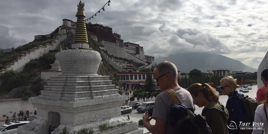 chakpori 

hill on potala palace tibet