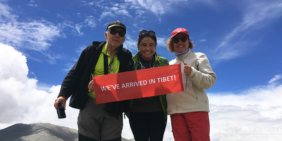  We've arrived in Tibet 
